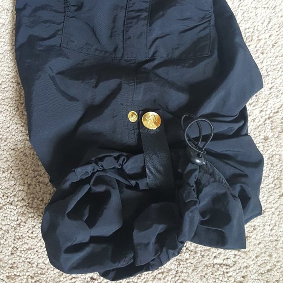 ZUMBA black drawstring pants nylon side back pockets X Large XL cargo athletic - Picture 10 of 12